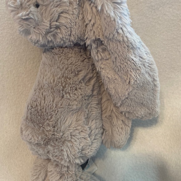 Jellycat Bashful Bunny Gray Grey Floppy Ears Stuffed Animal Plush Rabbit Toy EE - Picture 8 of 10
